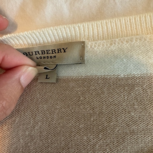Burberry London, cotton sweater size L - Picture 6 of 9